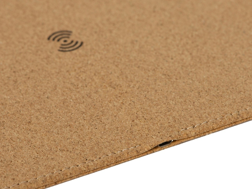Пробковый коврик для рабочего места с беспроводной зарядкой Querсus