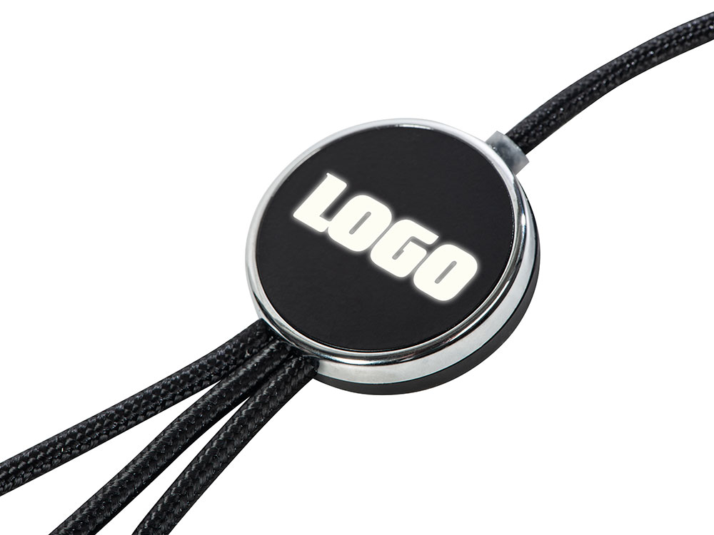 Кабель 3-в-1 с подсветкой логотипа Ion