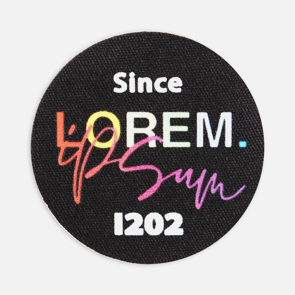 Наклейка тканевая Lunga Round, M