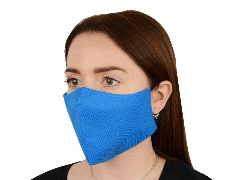 Маска для лица многоразовая из спанбонда