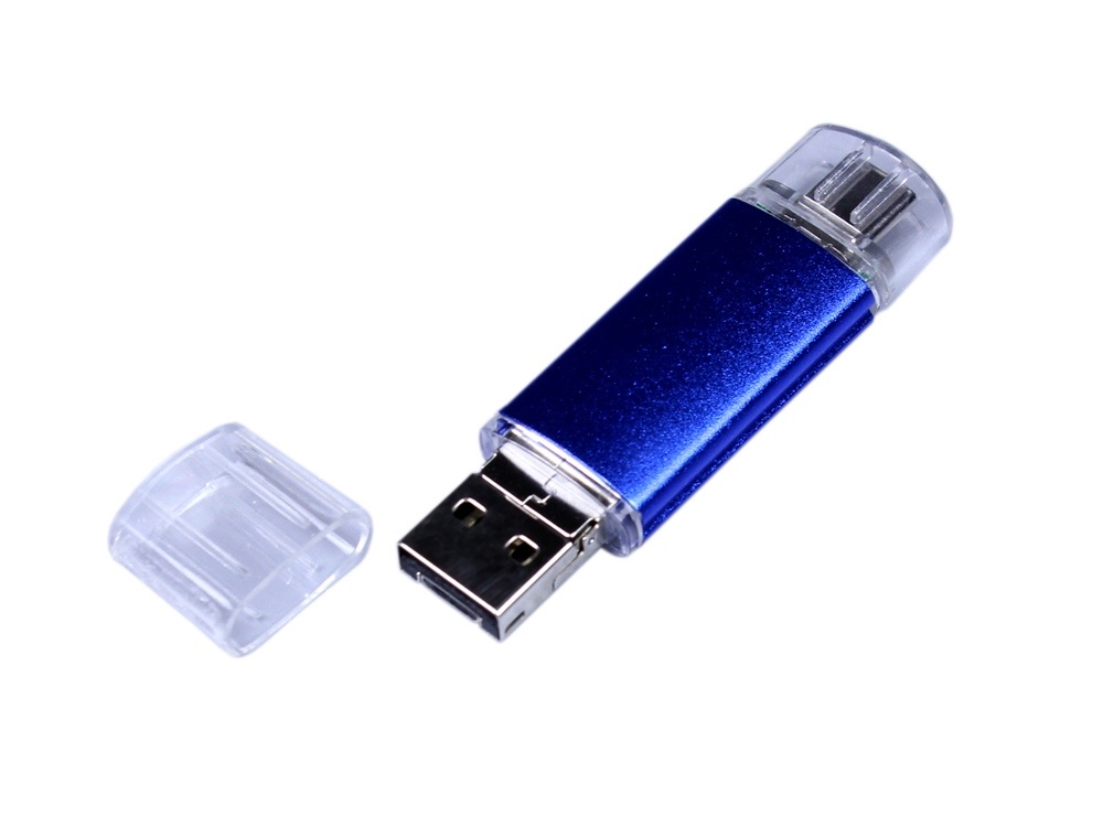 Флеш-накопитель 32 Гб с интерфейсами USB 3.0, micro USB и Type-C