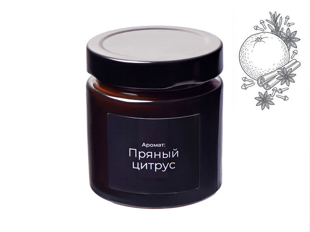 Свеча ароматическая Noella, пряный цитрус