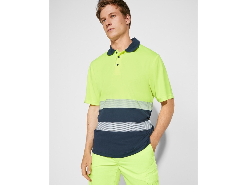 Рубашка поло со светоотражающими полосами Vega, мужская