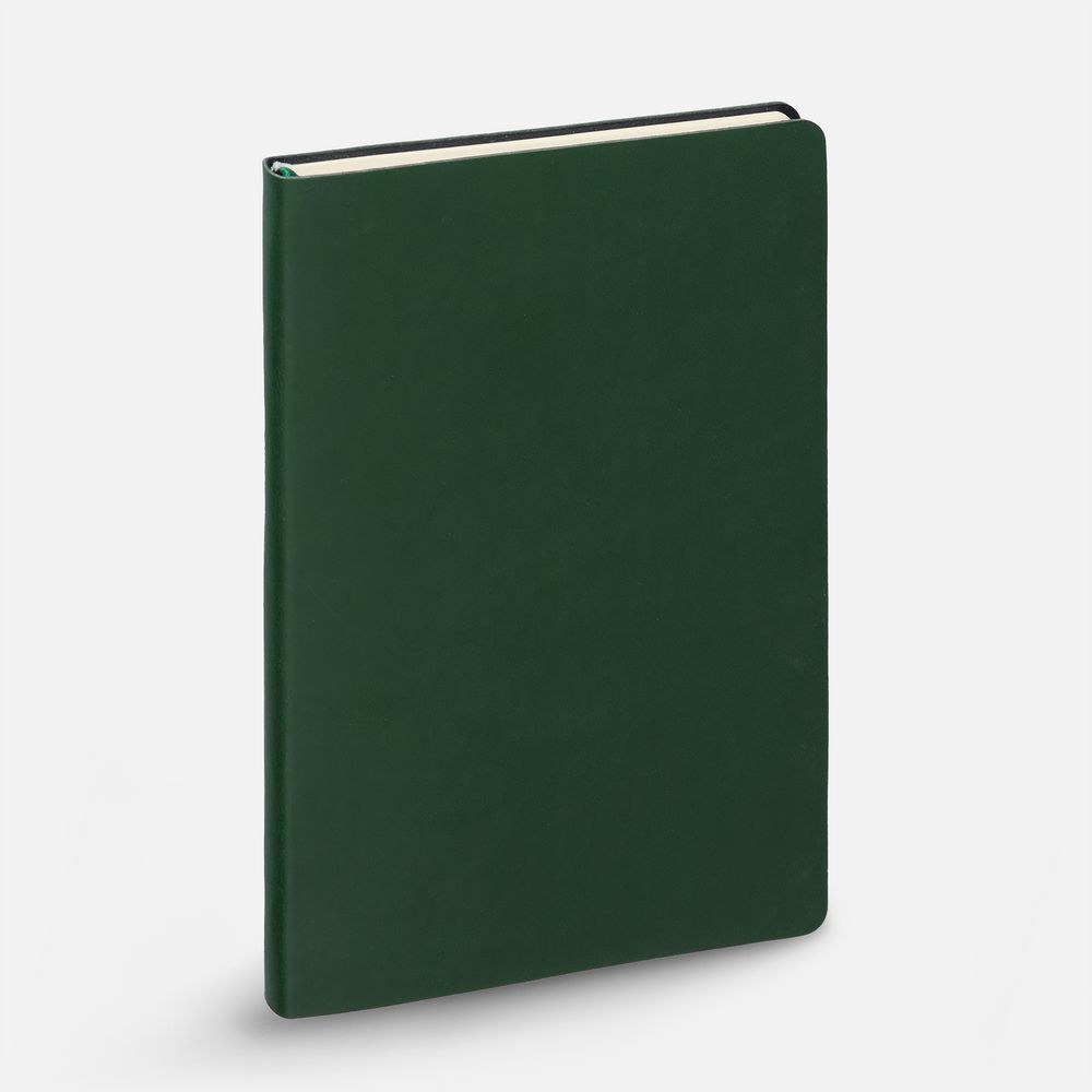 Блокнот Verso в клетку, зеленый