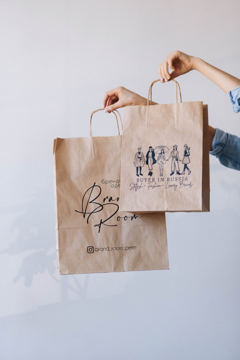 Крафт пакет, крученые ручки, 45*15*35 см (ш*г*в), крафт бурый 90 гр.