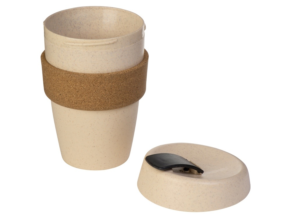 Стакан из пшеничного волокна с двойными стенками Pino