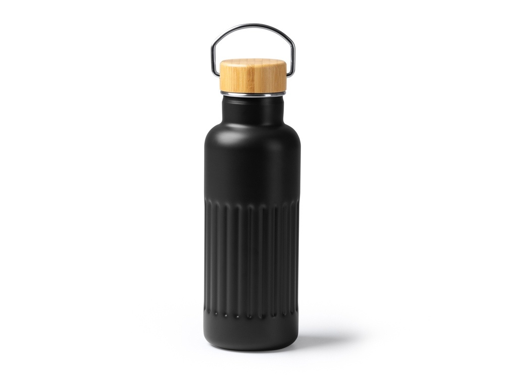 Термобутылка NOBUK с бамбуковой крышкой, 500 мл