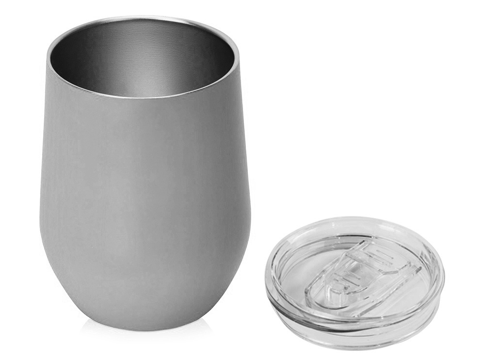 Вакуумная термокружка Sense, непротекаемая крышка, крафтовая упаковка