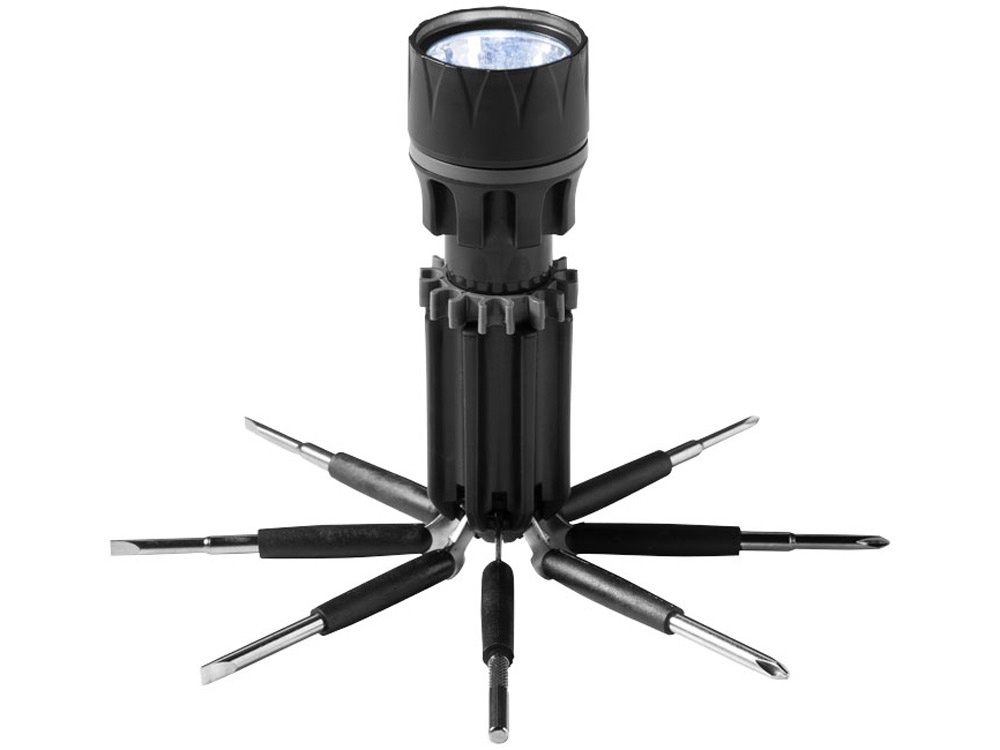 Фонарик с отвертками Spidey 8 в 1