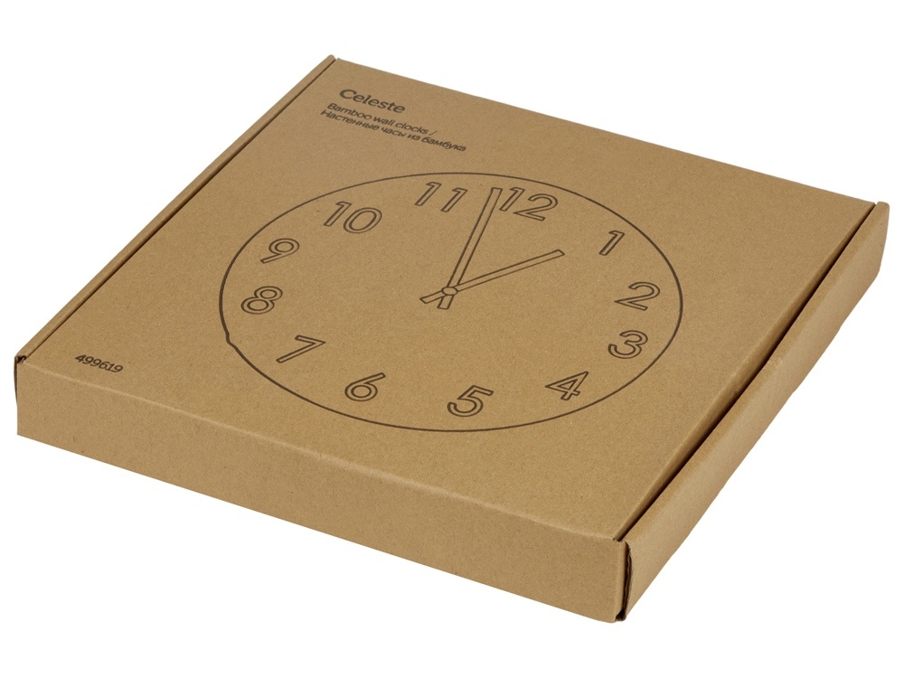 Настенные часы из бамбука Celeste