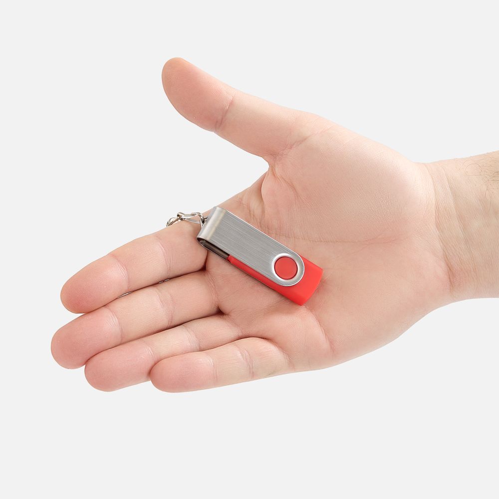 Флешка Twist, красная