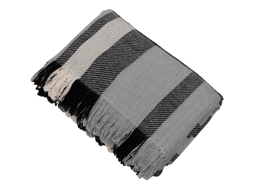 Плед Liner хлопковый с бахромой