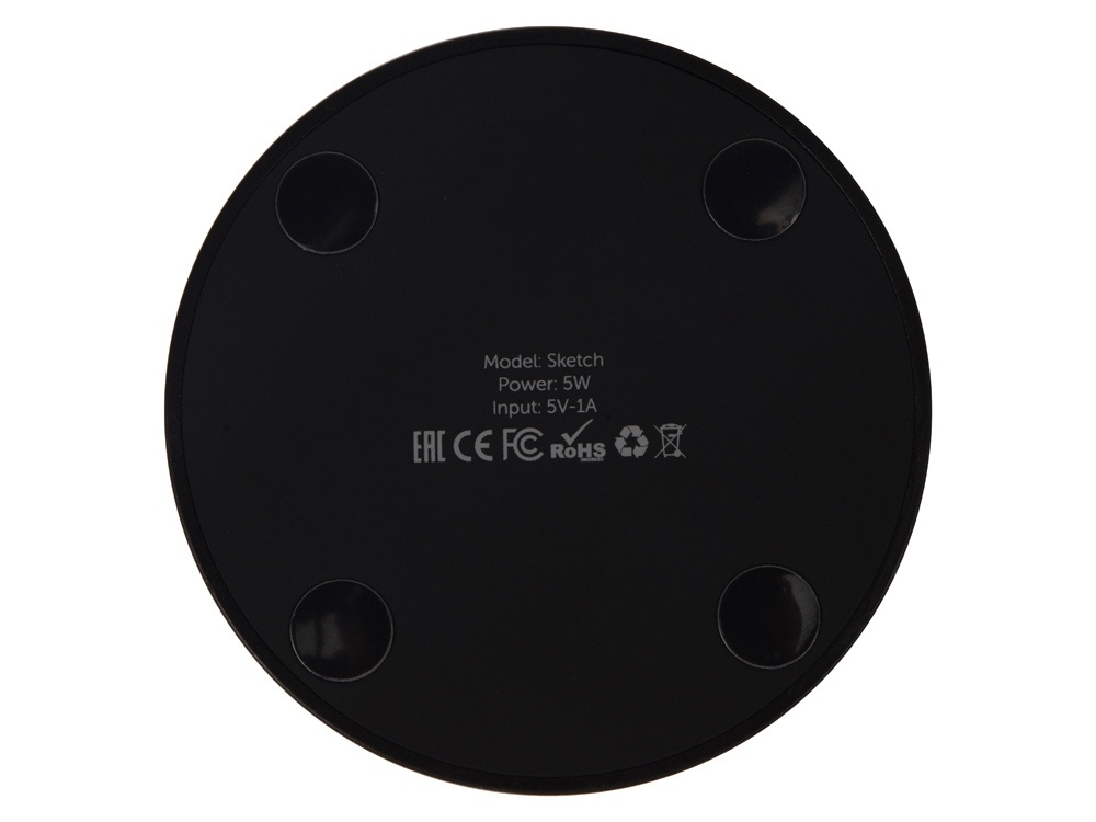 Беспроводное зарядное устройство Sketch с закаленным стеклом