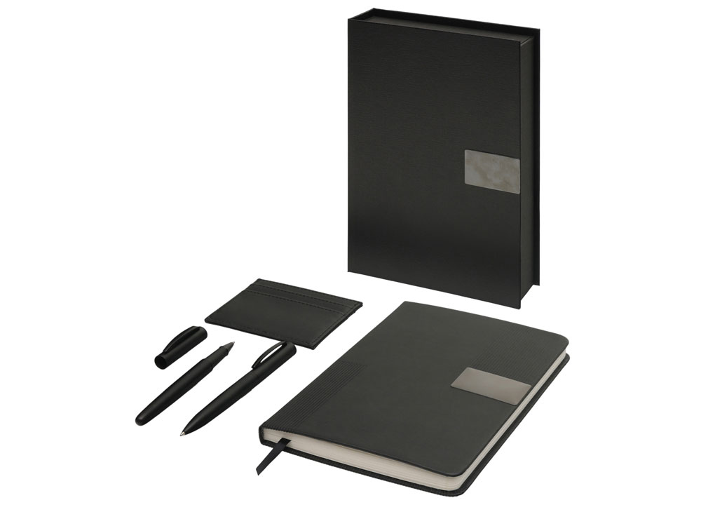 Подарочный набор Goethe с блокнотом А5, 2-мя ручками и картхолдером