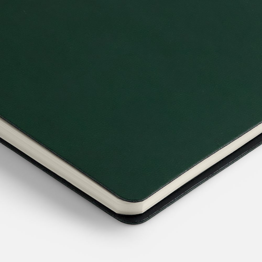 Блокнот Verso в клетку, зеленый