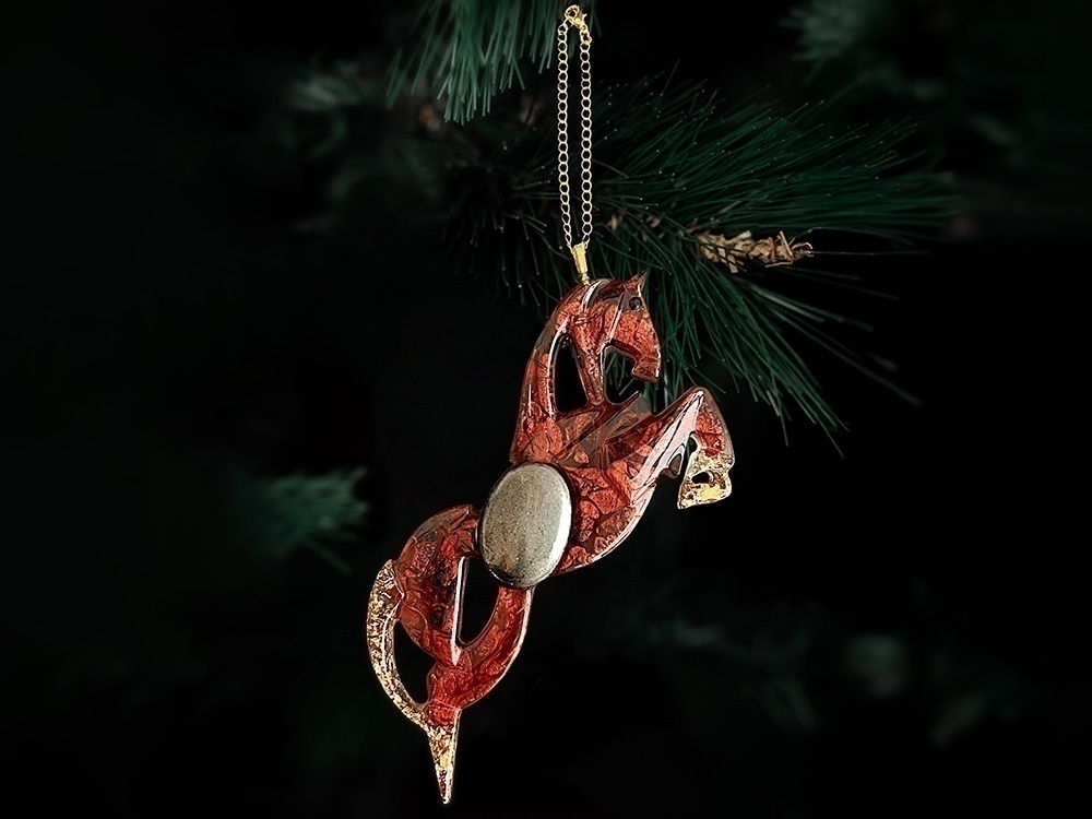 Елочная игрушка Лошадь