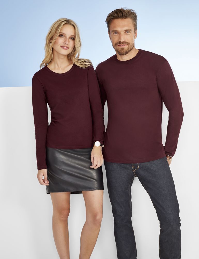 Футболка женская с длинным рукавом Majestic 150