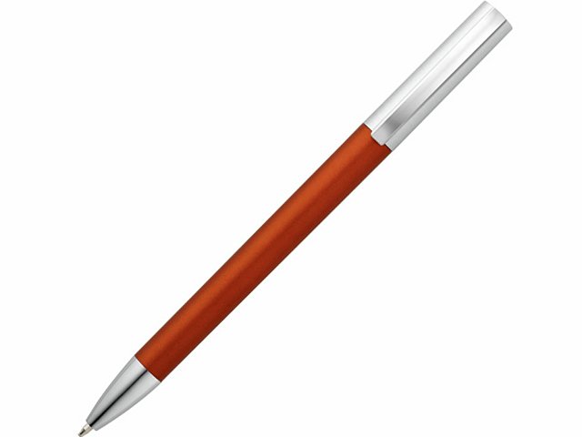 ELBE.  Шариковая ручка с зажимом из металла, Темно-оранжевый
