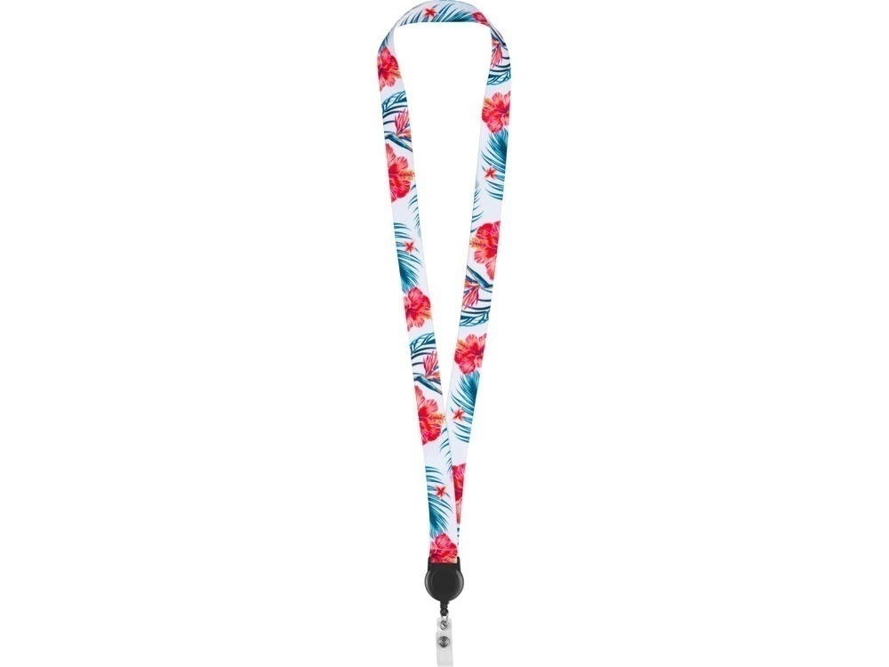 Ланъярд под сублимацию с ретрактором, 2 см