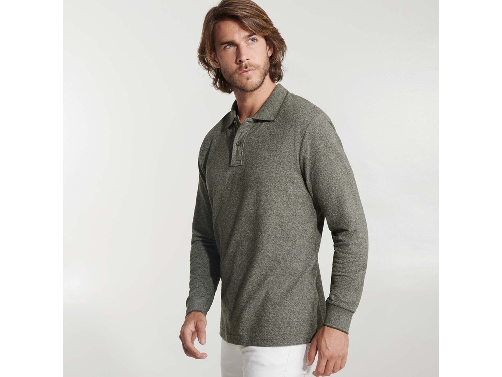 Рубашка поло Dylan мужская с длинным рукавом