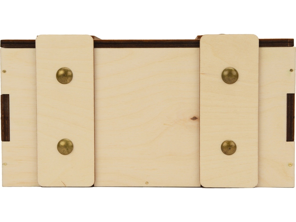 Деревянная подарочная коробка с крышкой Ларчик