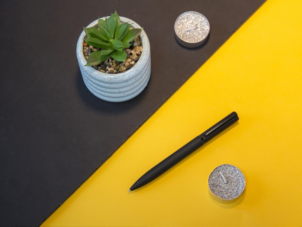 Ручка шариковая металлическая Siegfried soft-touch