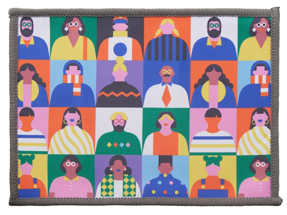 Салфетка из микрофибры с возможностью полноцветной печати