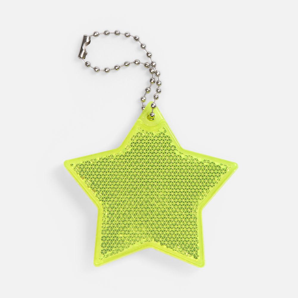 Пешеходный светоотражатель с цепочкой «Звезда»