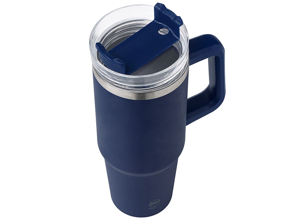 Термокружка Крэнстон с трубочкой и поворотной крышкой, 850 мл