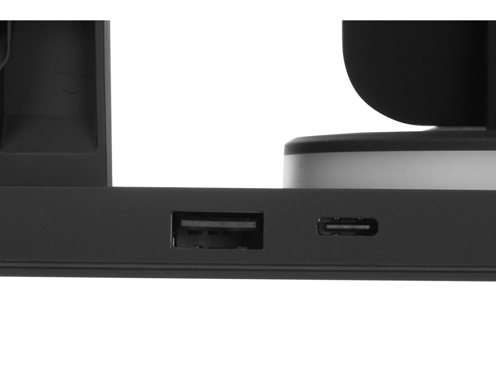 Складная зарядная станция с беспроводной зарядкой Flashport, 15 Вт