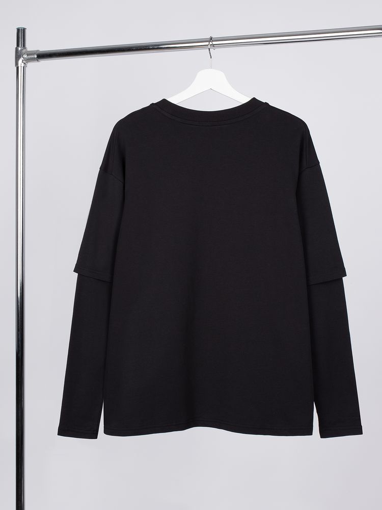 Футболка оверсайз с двойным рукавом Kosmos