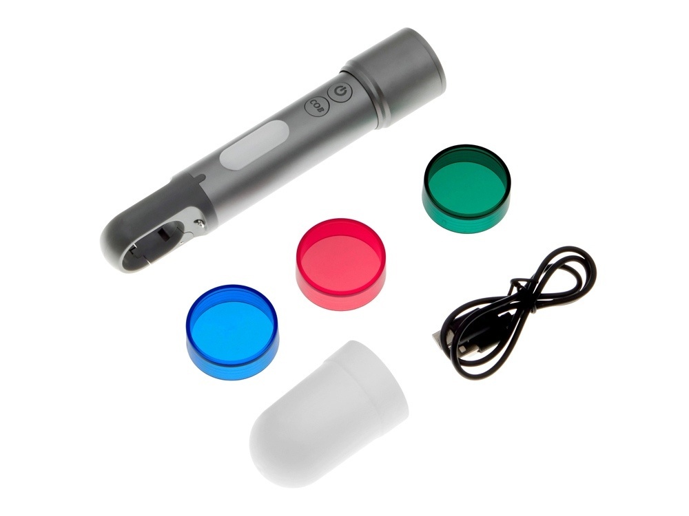 Фонарь аккумуляторный с регулируемым фокусом Vortez, 9 режимов, 650 Лм