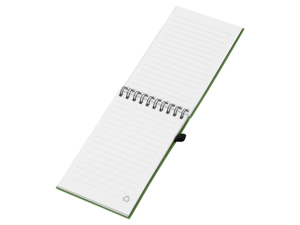 Блокнот Toledo S с шариковой ручкой из пшеницы и пластика