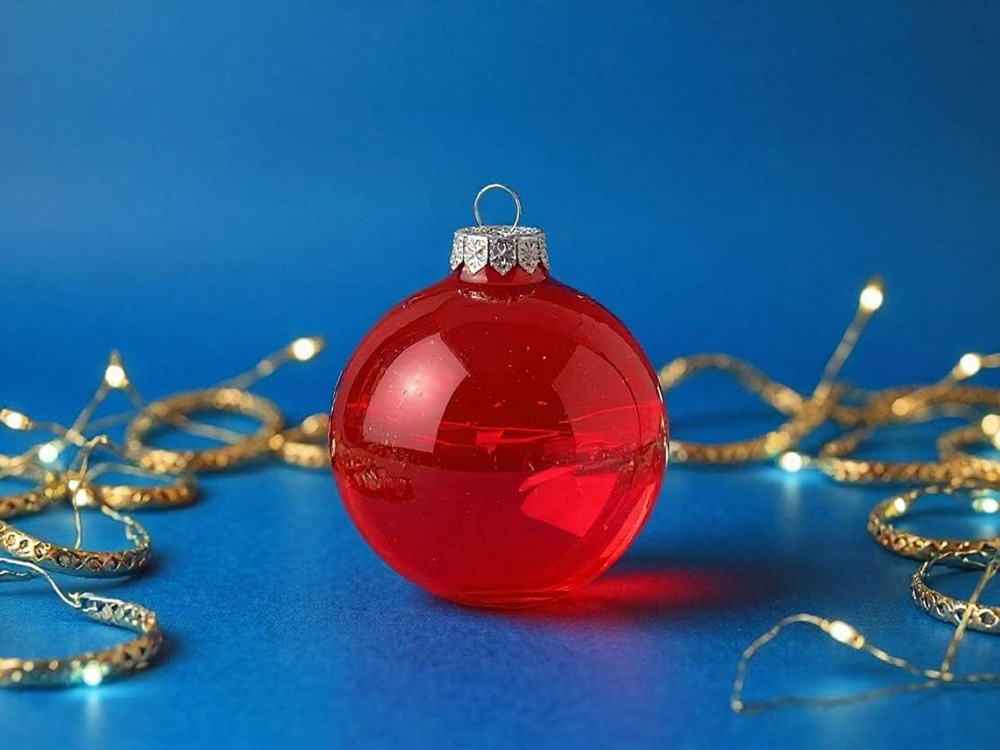 Стеклянный елочный шар Frozi