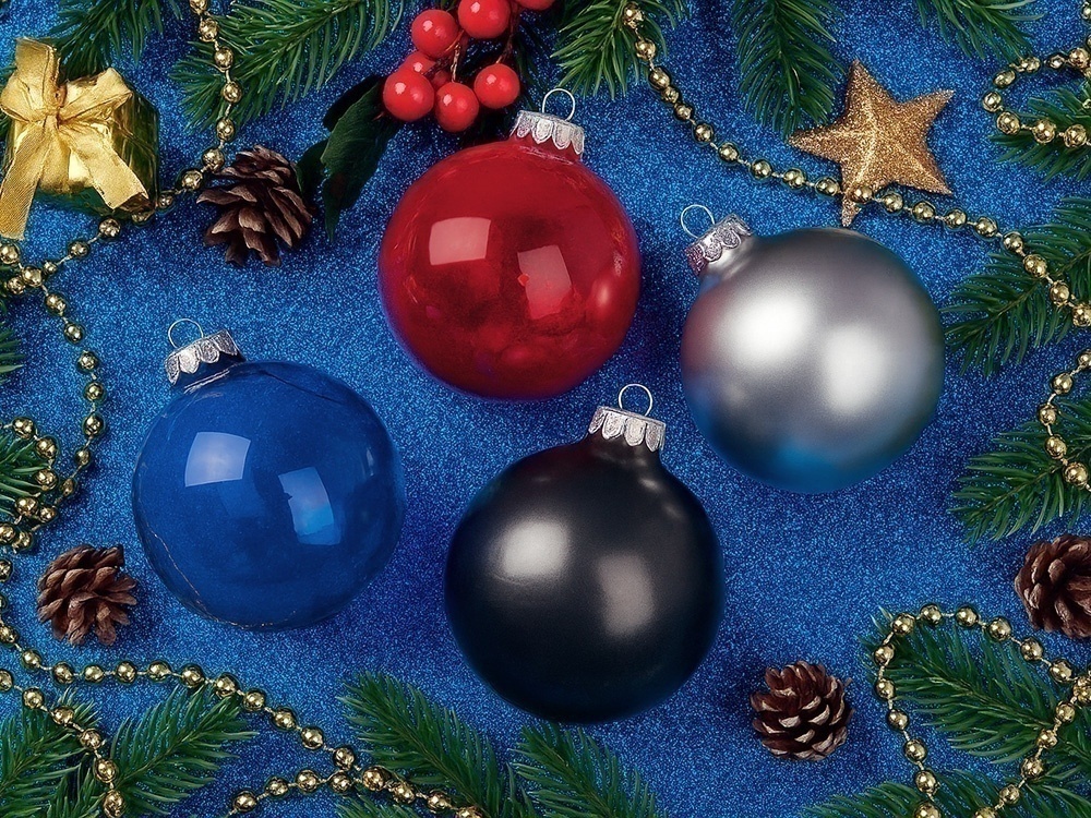 Стеклянный елочный шар Frozi