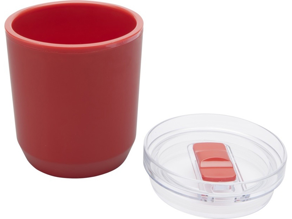 Кружка из переработанного пластика Hudson с двойными стенками